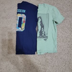 GAP Mint and Navy Kids Tees